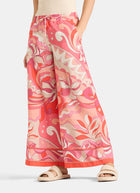 Cambio August Linen PR Pull On Crop Pant