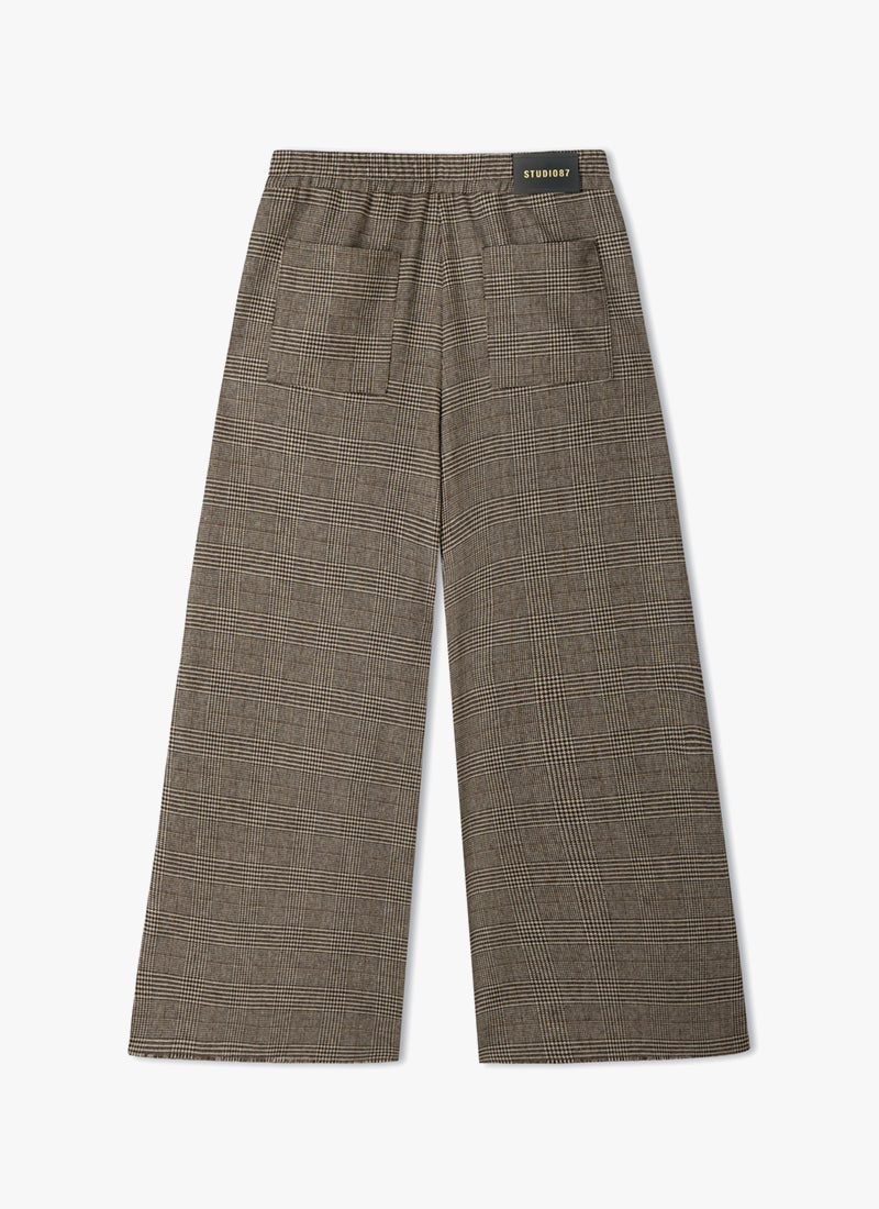 Aveline Wool Glencheck Pant