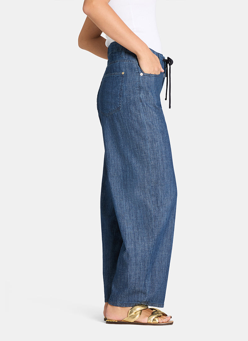 Cambio Wide Leg Baggy Jeans