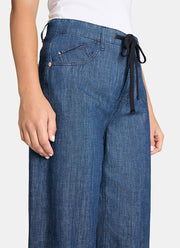 Cambio Wide Leg Baggy Jeans