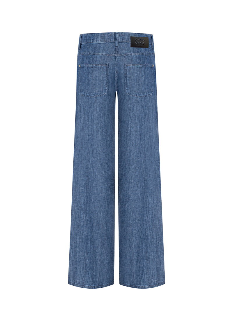Cambio Wide Leg Baggy Jeans