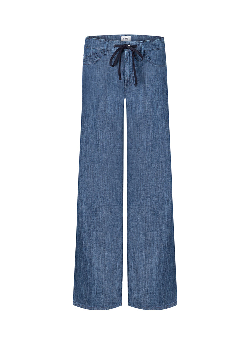 Cambio Wide Leg Baggy Jeans