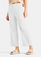 Cambio California Wide Leg Linen Pants