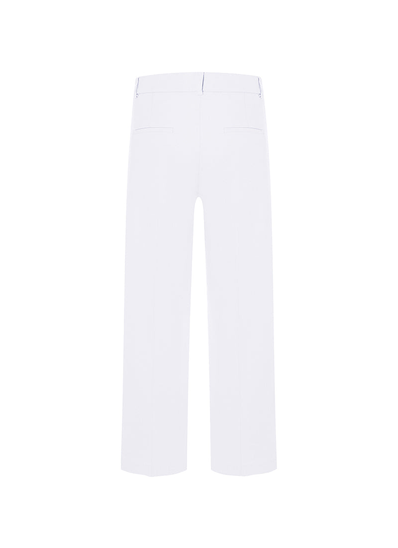 California Linen Wide Leg Pure White by Cambio