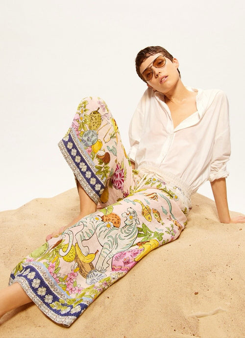 Cambio Candice Plain Linen Pants