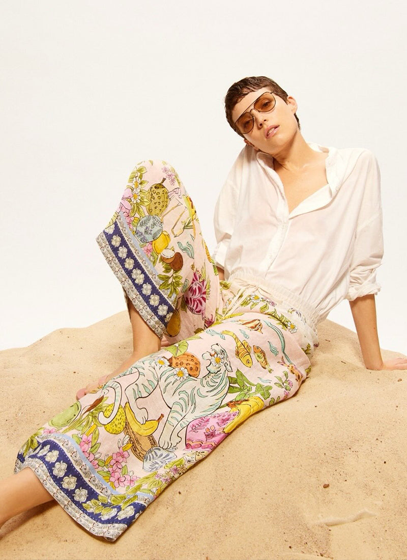 Cambio Candice Plain Linen Pants