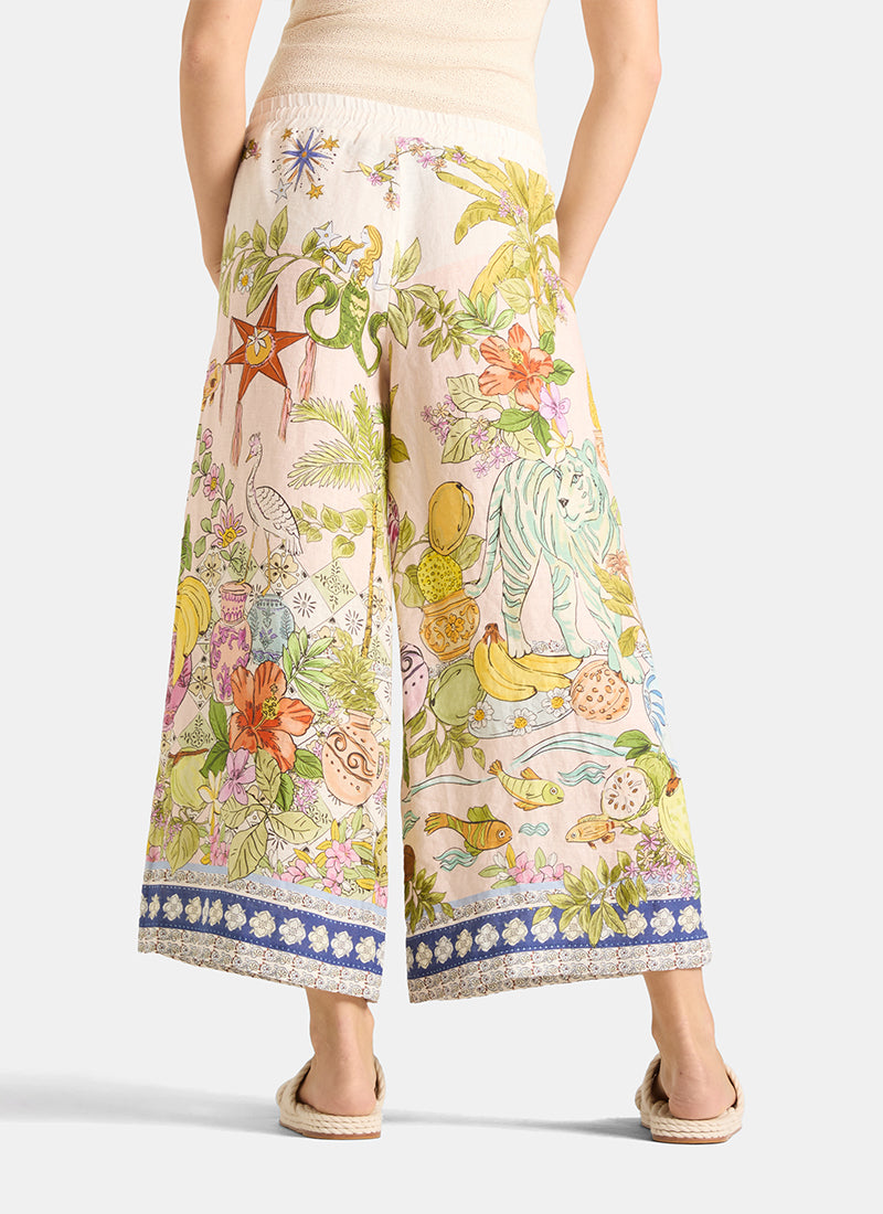 Candice Plain Linen Pants by Cambio
