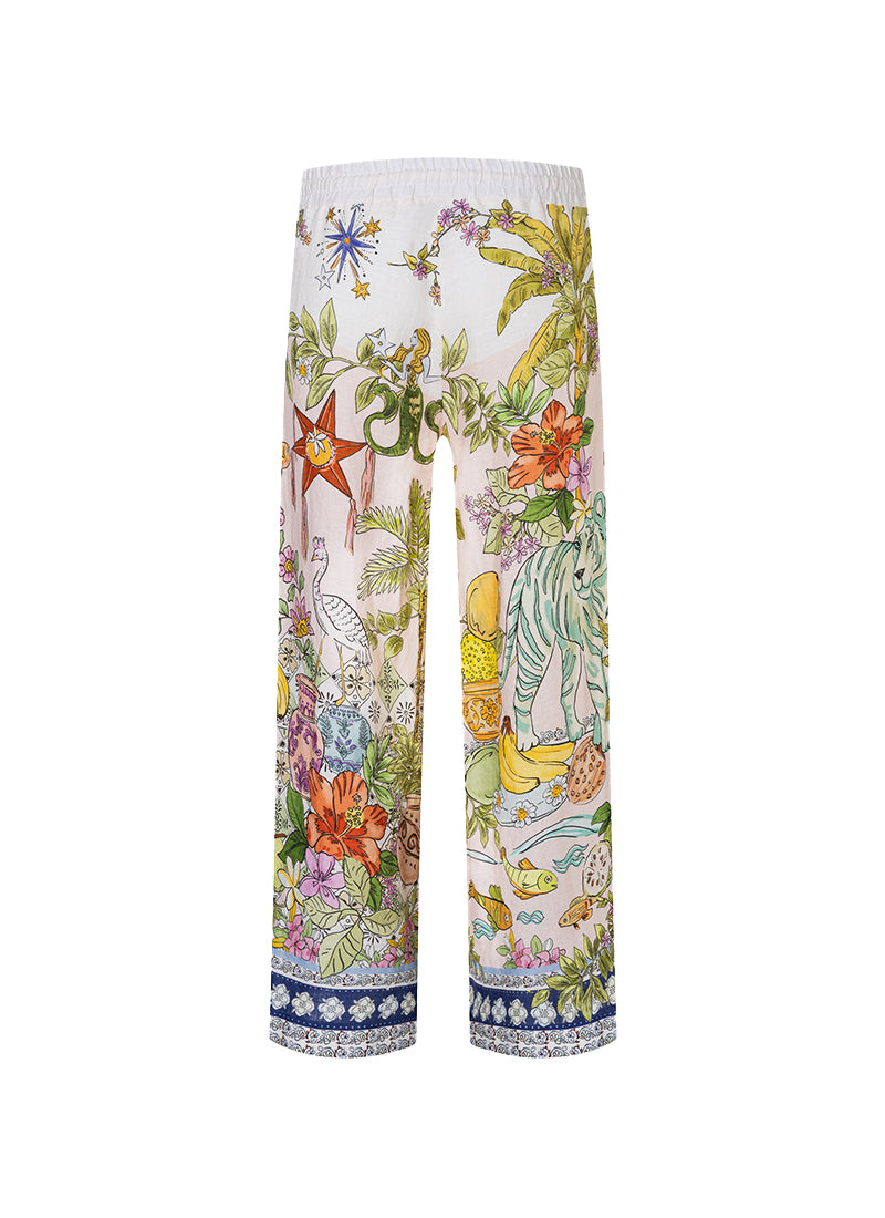 Candice Plain Linen Pants by Cambio