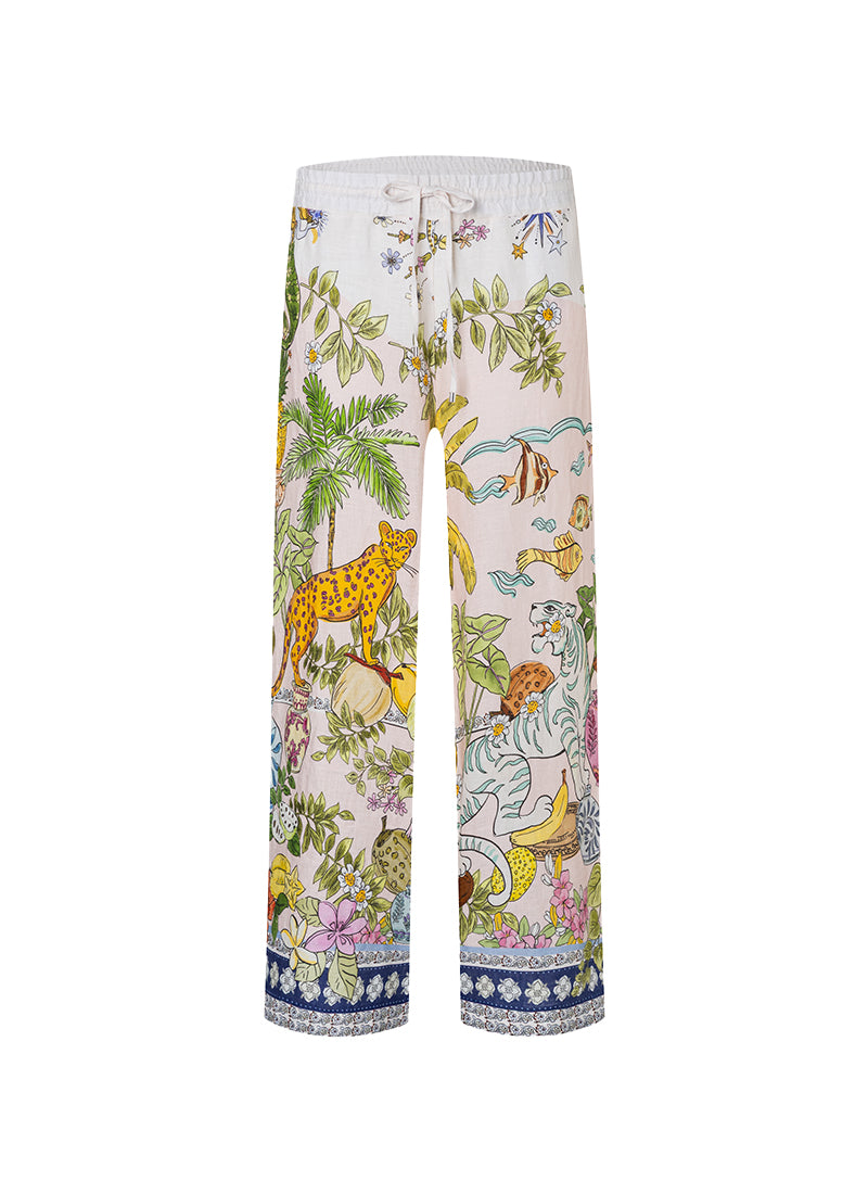 Candice Plain Linen Pants by Cambio