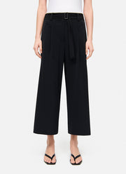 Cambio Celeste Belt Techno Crop Pant