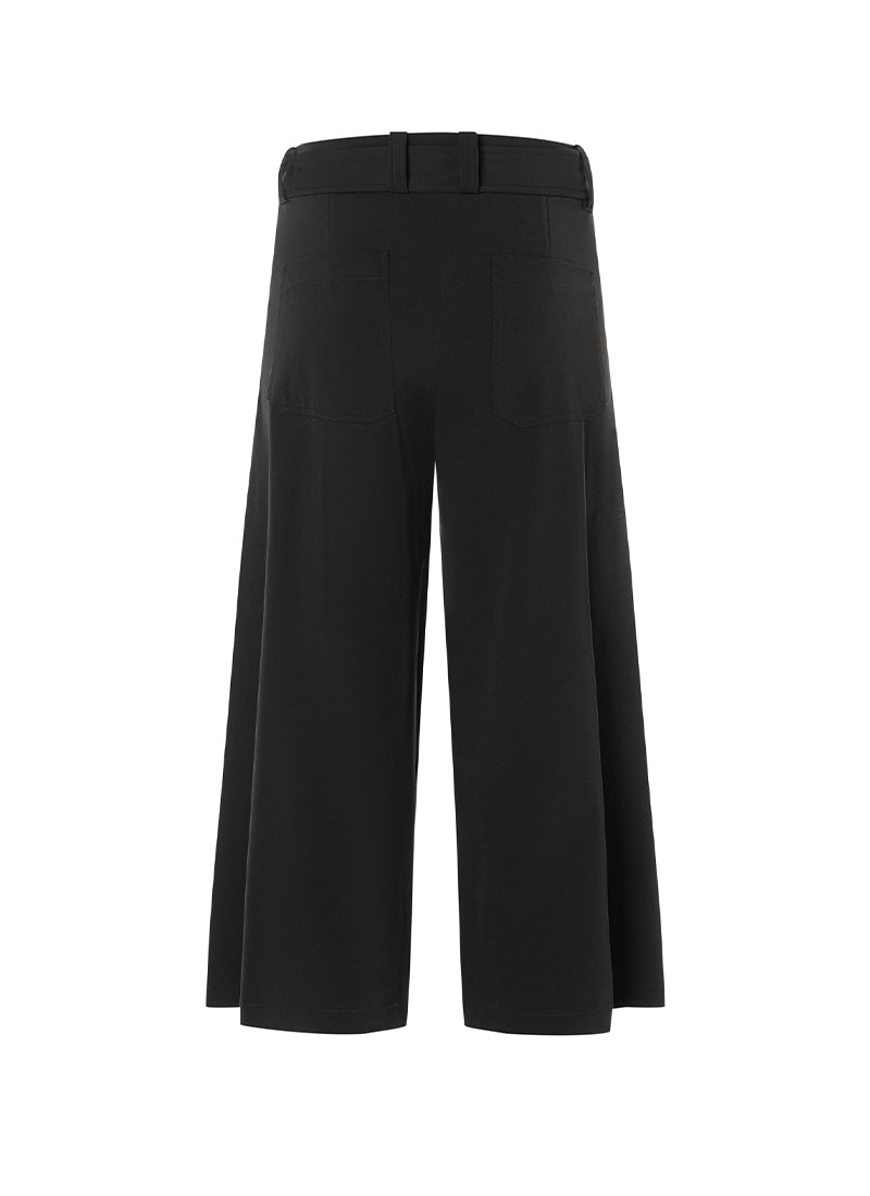 Cambio Celeste Belt Techno Crop Pant