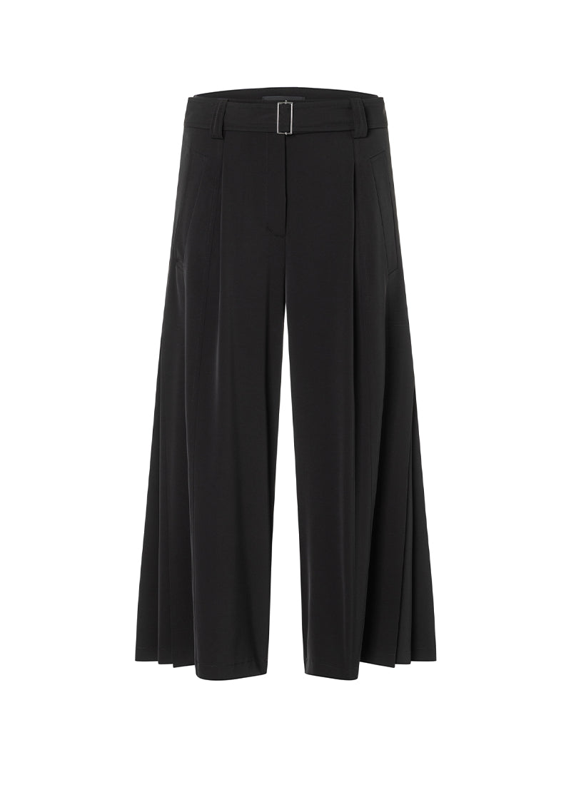 Cambio Celeste Belt Techno Crop Pant