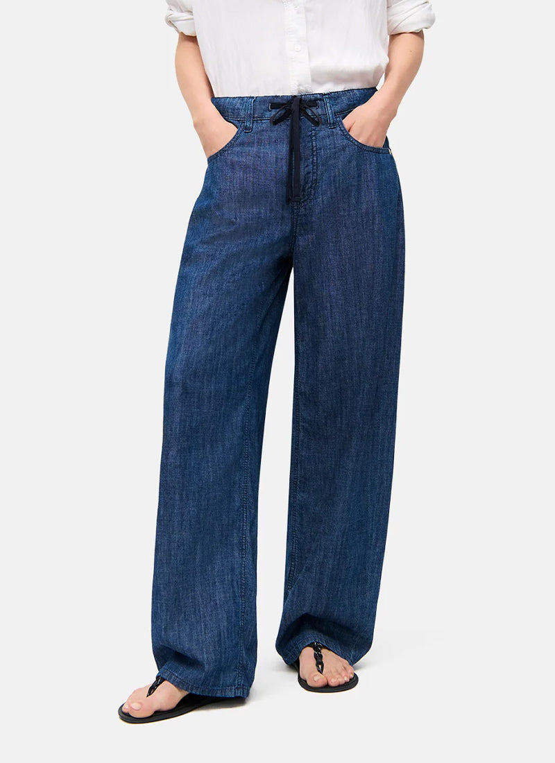 Cambio Wide Leg Baggy Jeans
