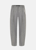 Cambio Emilie Flannel Jersey Crystal Chain Pant