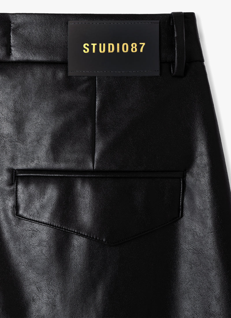 Edita Vegan Leather Stretch Pant