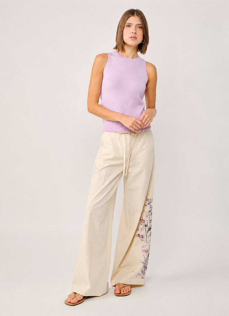 Cambio Adrienne Drawstring Floral Pant