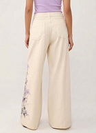 Cambio Adrienne Drawstring Floral Pant