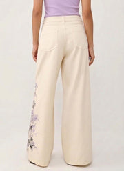 Cambio Adrienne Drawstring Floral Pant