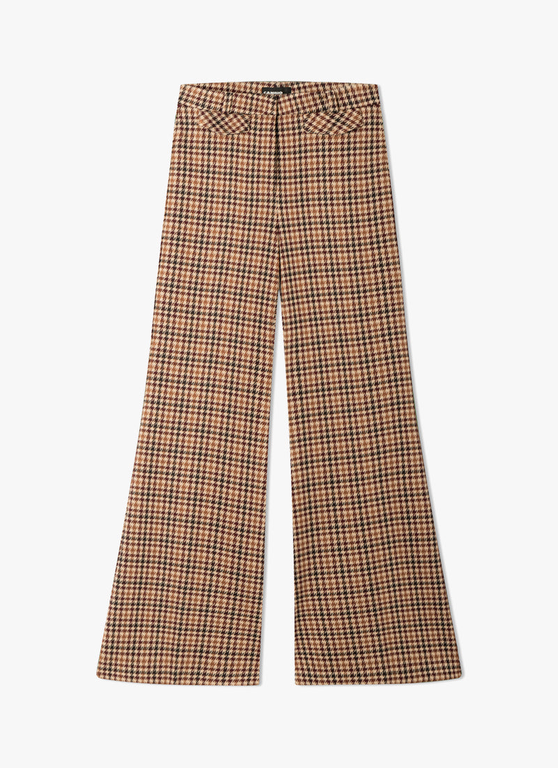Cambio Famous Houndstooth Flare Pant