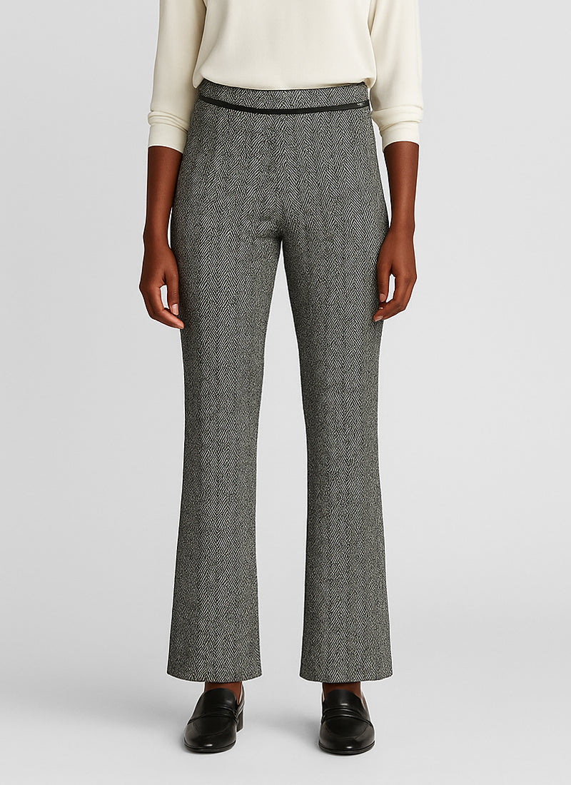Cambio Francoise Herringbone Pant