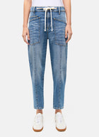 Cambio Ocean Drawstring Denim Jeans