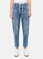 Cambio Ocean Drawstring Denim Jeans