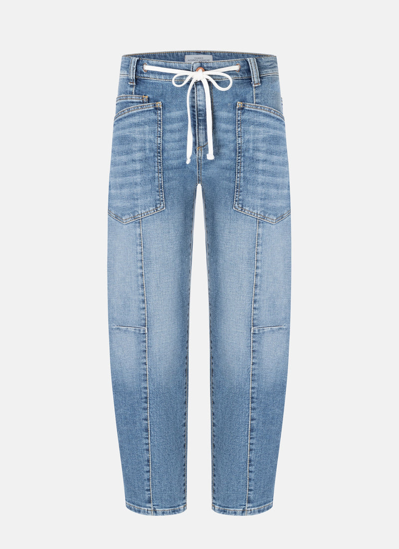 Ocean Drawstring Denim Jeans by Cambio | Andrews
