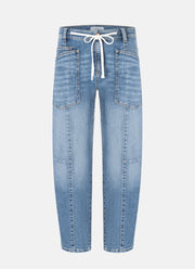 Cambio Ocean Drawstring Denim Jeans