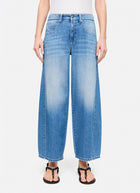 Cambio Orla Barrel Leg Cropped Jeans