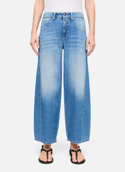 Cambio Orla Barrel Leg Cropped Jeans