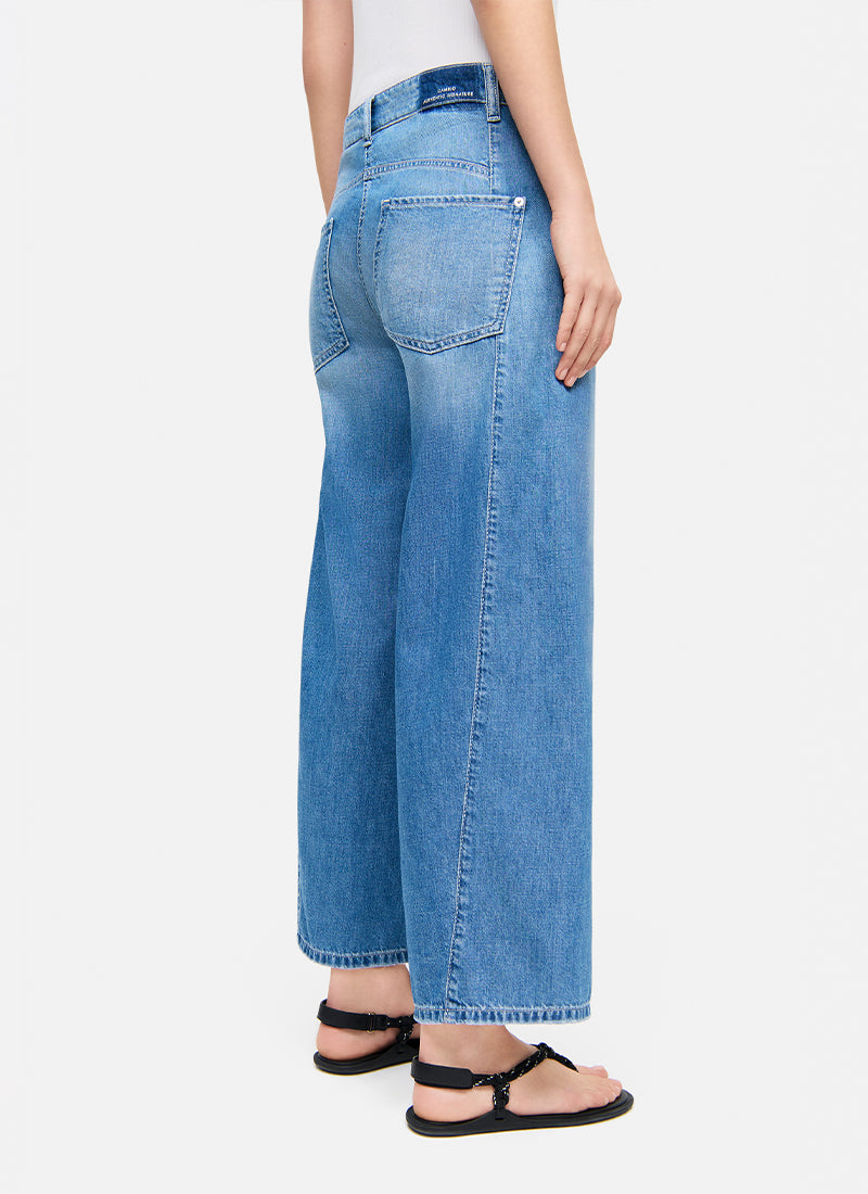 Orla Barrel Lightweight Denim Jeans by Cambio
