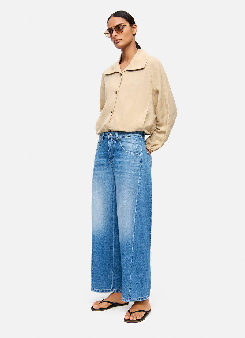 Orla Barrel Lightweight Denim Jeans by Cambio