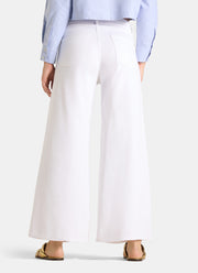 Cambio Palazzo Crop Denim Jeans