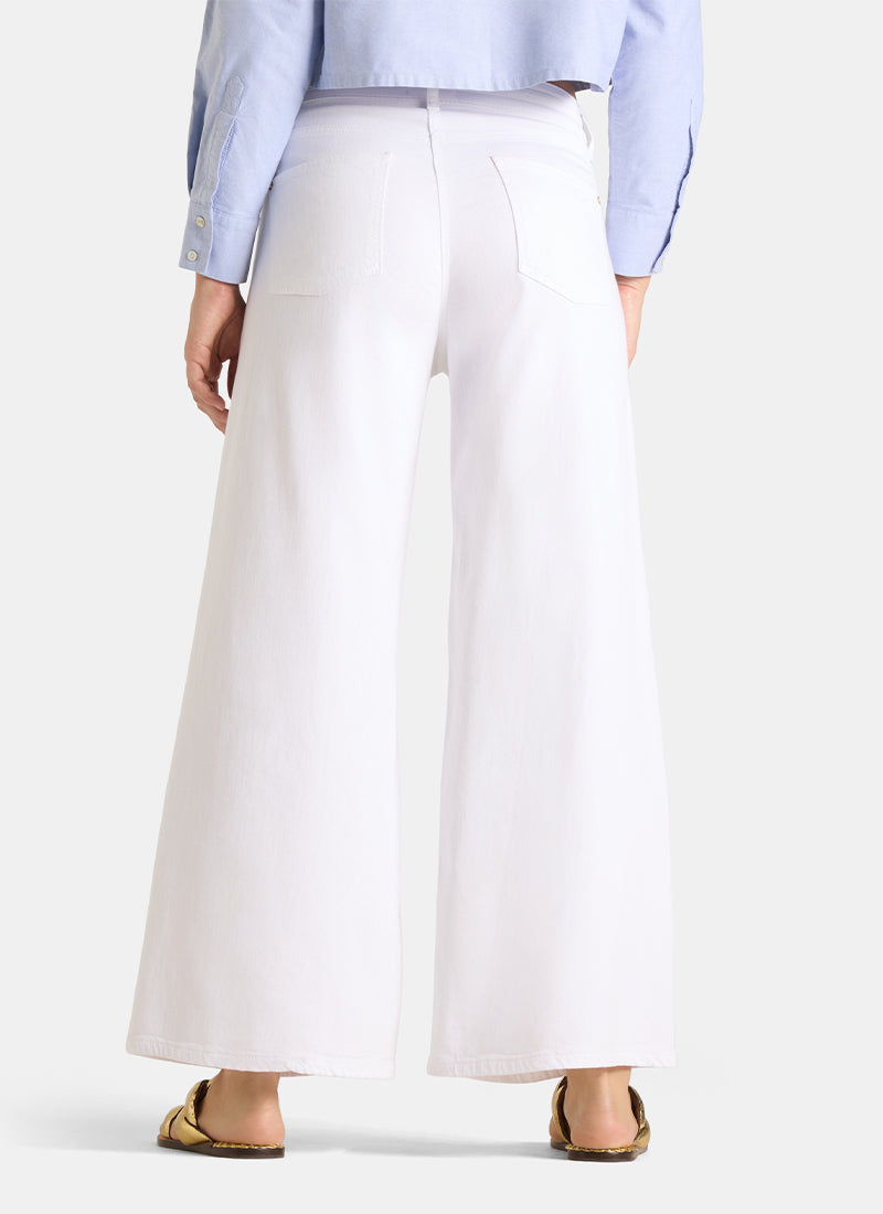 Cambio Palazzo Crop Denim Jeans