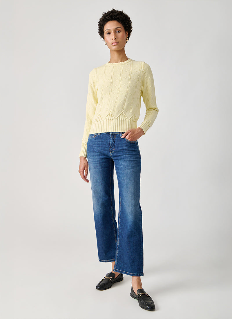 Cambio Paris Ankle Straight Leg Jean