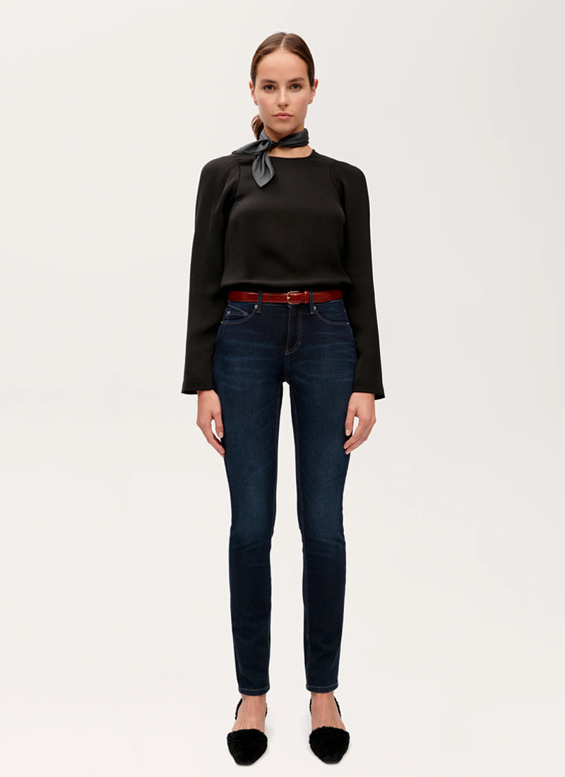 Cambio Parla Slim Straight Jeans