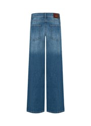 Cambio Baggy Asymmetrical Jeans