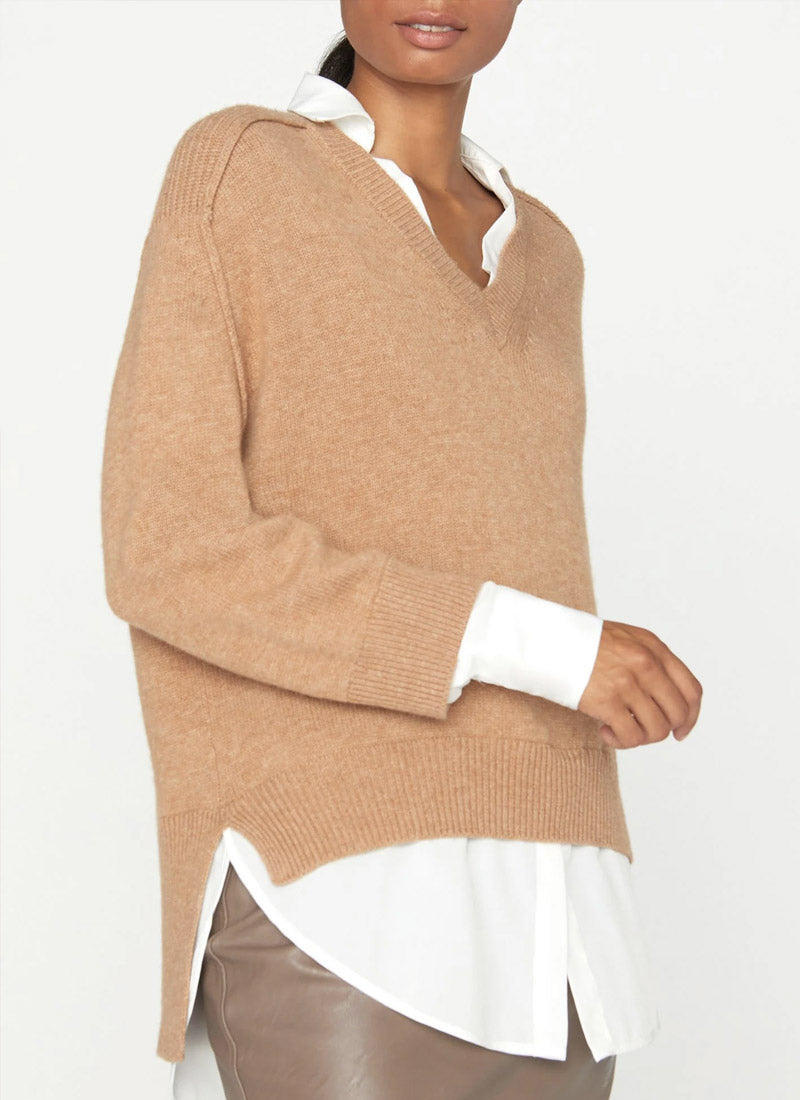 Brochu Walker Looker Layered V-Neck Sweater