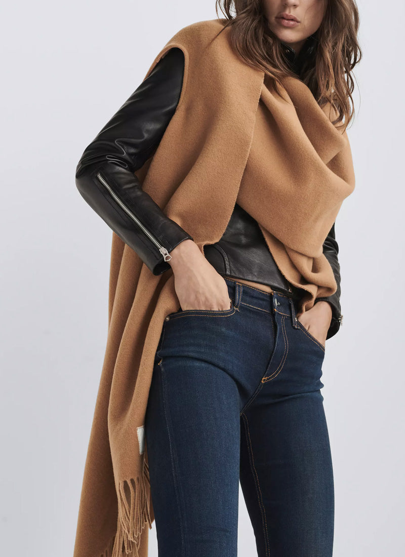 rag & bone Addison Fringed Shawl