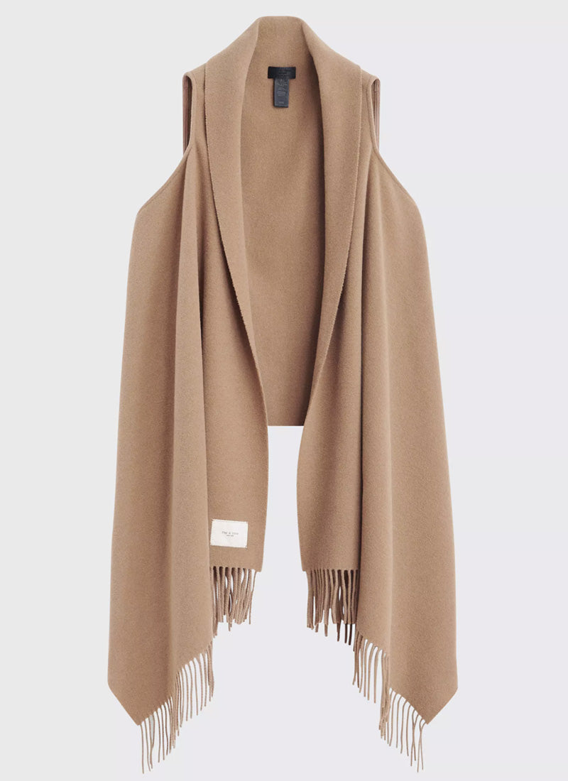 rag & bone Addison Fringed Shawl