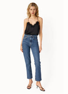 Racer Charmeuse Cami Black by CAMI NYC