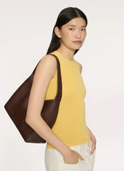 Candy Leather Hobo Bag Chocola