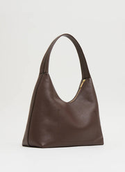 Candy Leather Hobo Bag Chocola