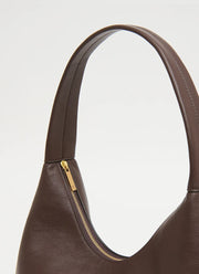 Candy Leather Hobo Bag Chocola