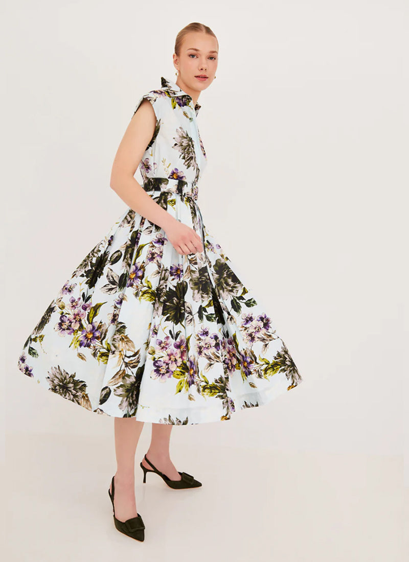 Octavia Dress Blue by Cara Cara 