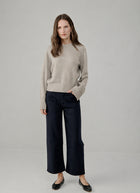 Cashmere Ribbed Cuff Sweater by FTC Cashmere at Andrews
