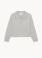 Aenora Cashmere Johnny Collar Sweater