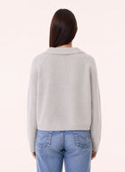 Aenora Cashmere Johnny Collar Sweater
