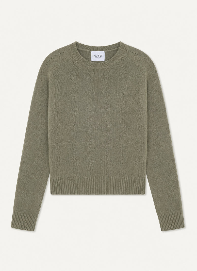 KUJTEN Caroline Cashmere Crewneck Sweater