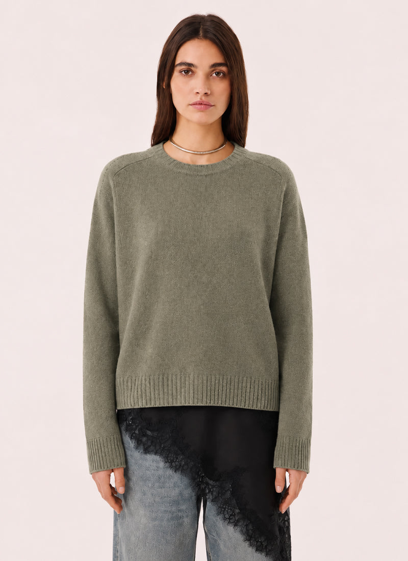 Caroline Cashmere Crewneck Sweater